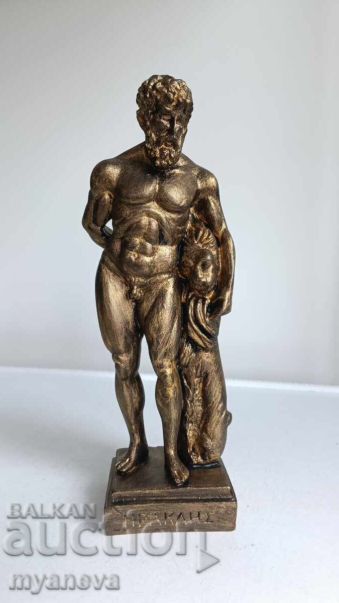 Hercule în repaus, rezemat de Leul din Nemea