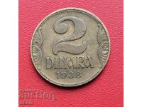 Iugoslavia - 2 dinari 1938