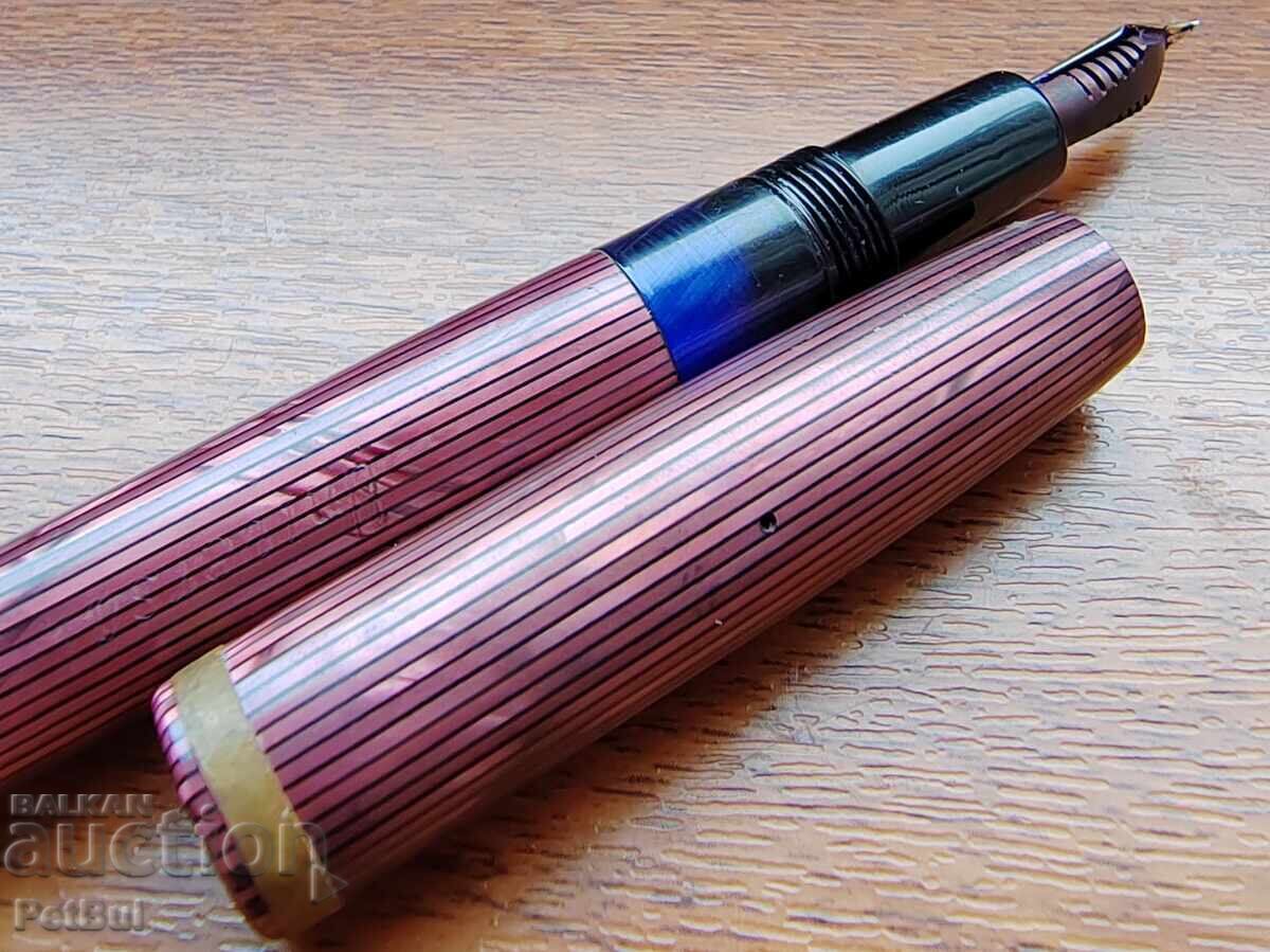 Stilou VECHI UNIVERSAL cu Penita BOCK Mountain Goat Stirated Stilou VECHI UNIVERSAL cu Penita BOCK Mountain Goat Stirated