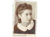 1940 OLD PASSPORT PHOTO CHERVEN BRYAG HIGH SCHOOL STUDENT F072