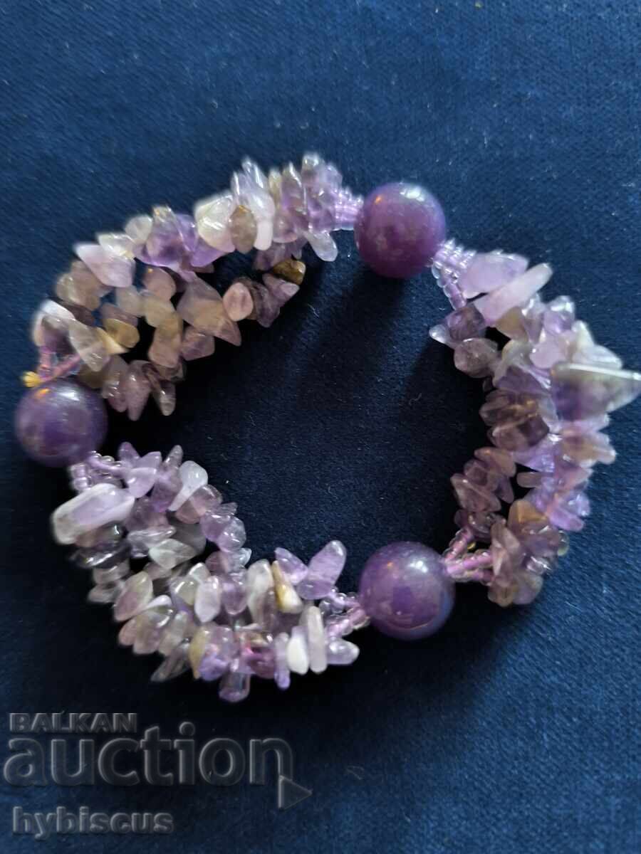 New imported amethyst necklace with price € 12.00 | 23.47 BGN