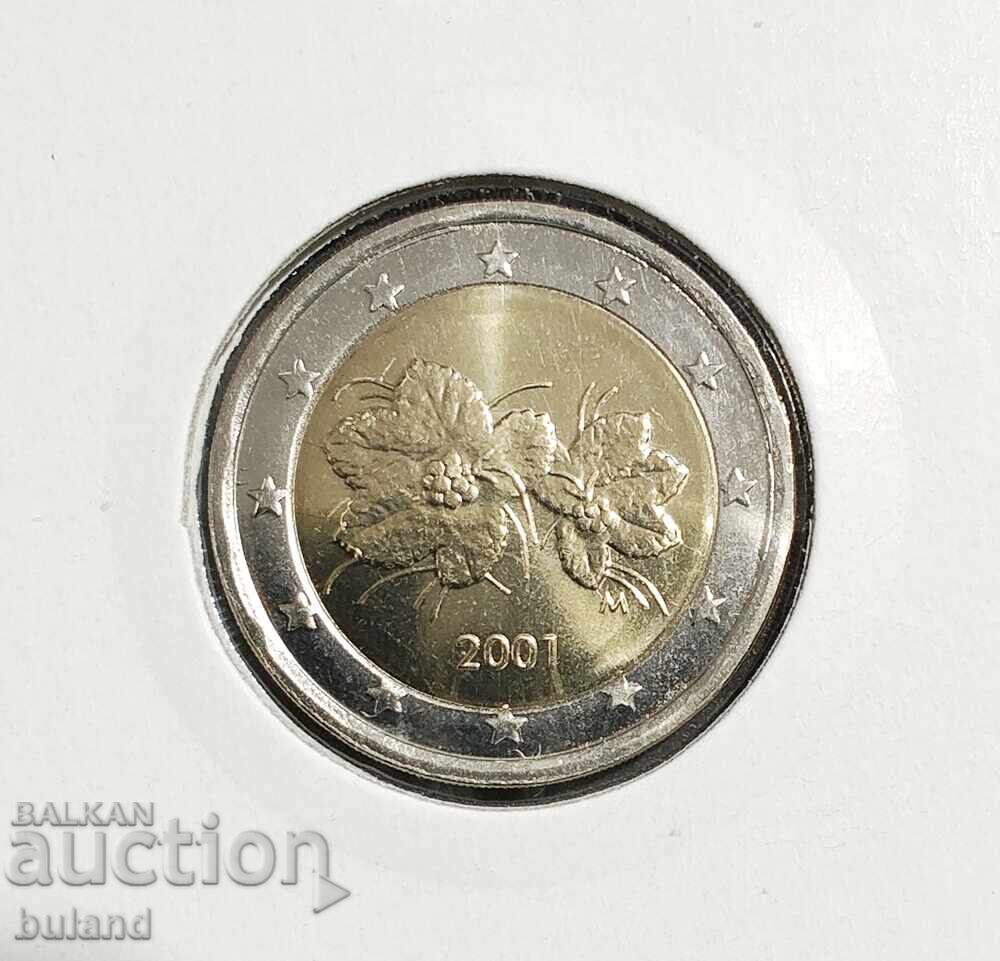 Finland UNC Euro Coin 2 Euro 2001 Euro Cent Finland