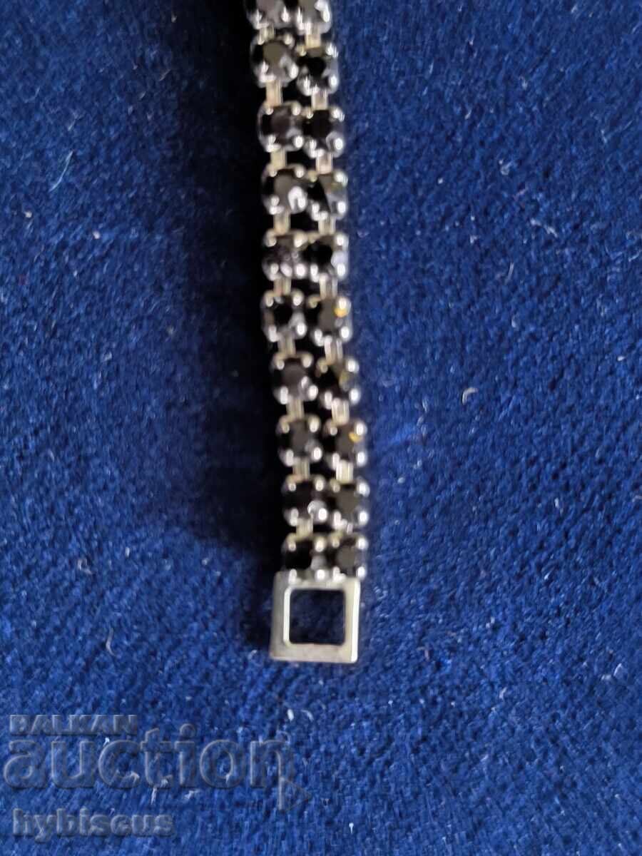 Стара гривна Италия везувианит закупена в Италия на Везувий - 5
