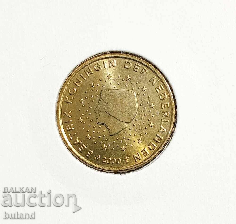 Olanda UNC Monedă Euro 10 Cenți 2000 Euro Cent Olanda