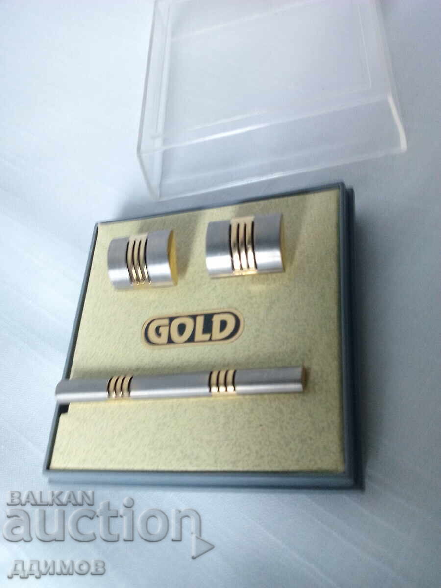 Set butoni cu clemă pentru cravată