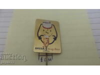Advertising badge, Breda, beer brand