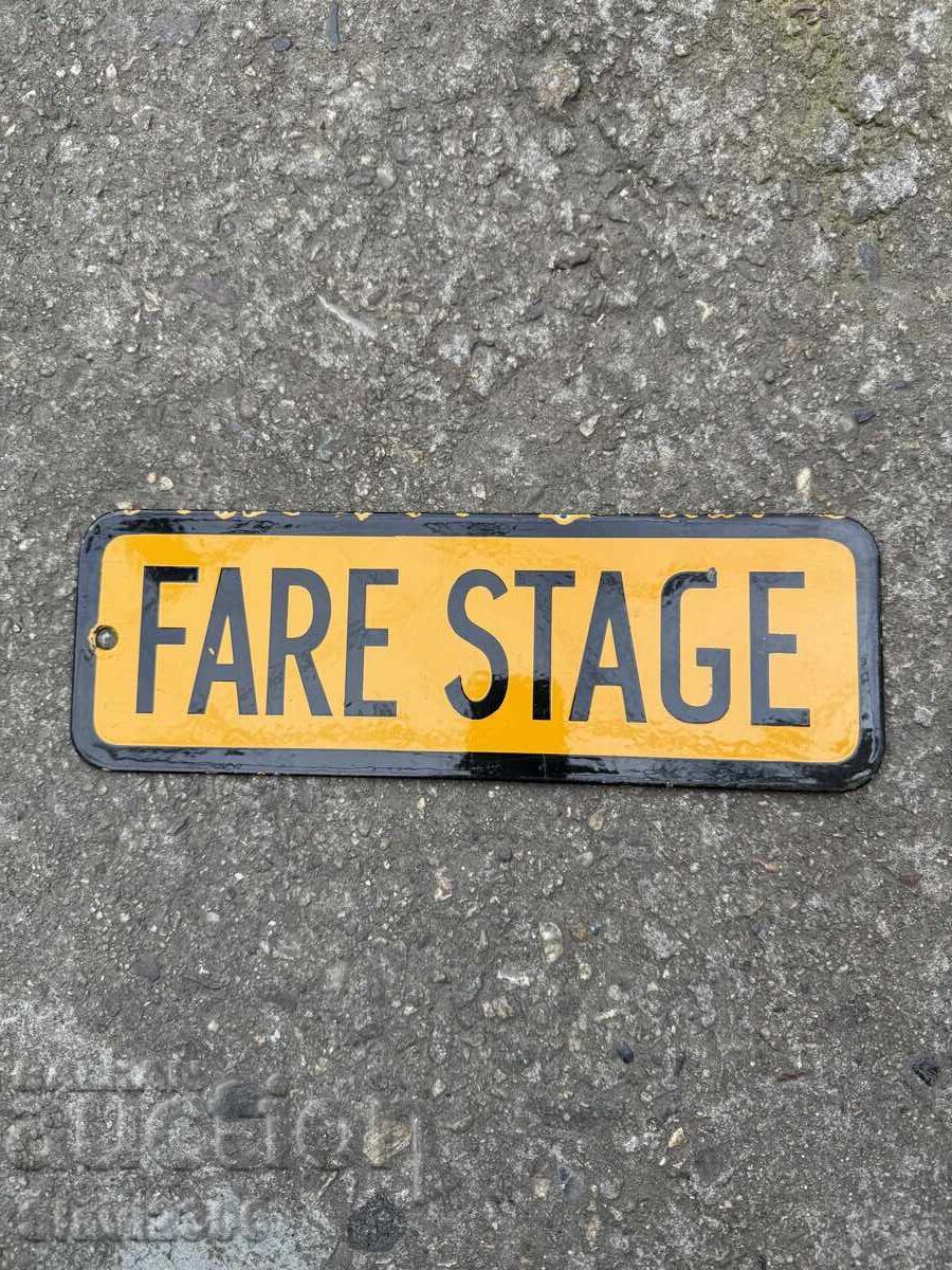 Plăcuță emailată față-verso Plăcuță emailată față-verso