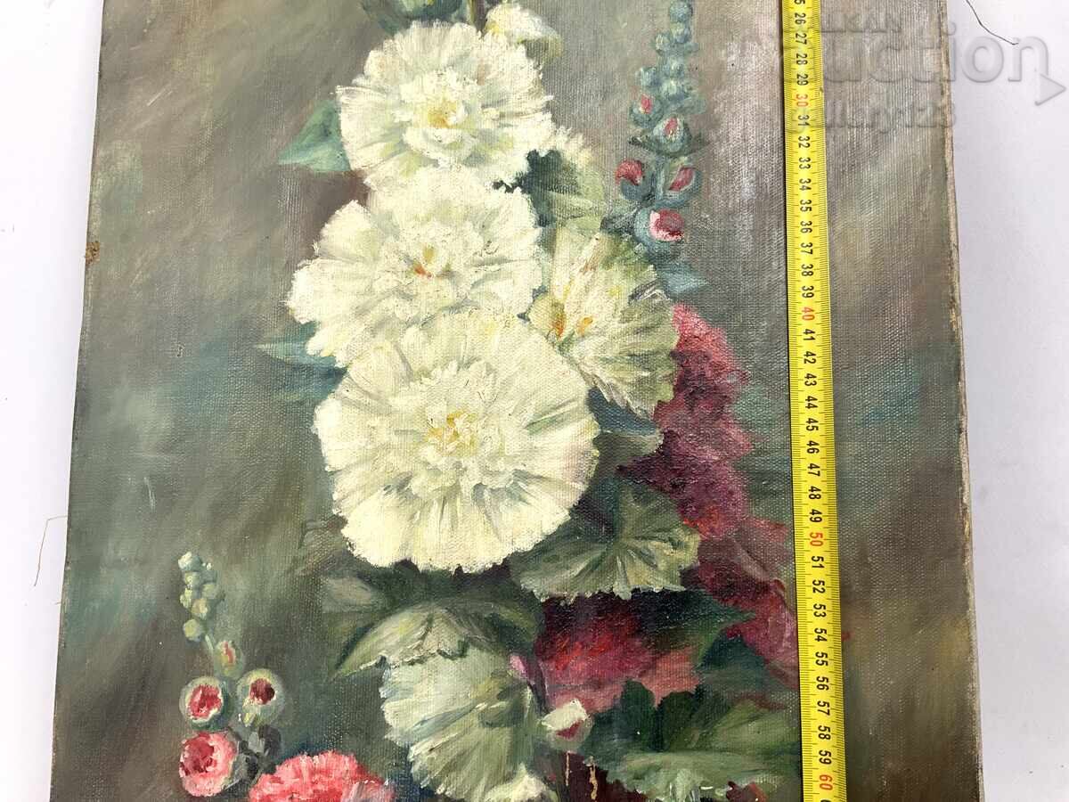 Tablou vechi ulei pe pânză 93/39cm cu preț € 31.00 | 60.63 BGN