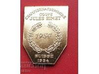 Medalie Elveția, fotbal 1954, Cupa "Jules Rimet"