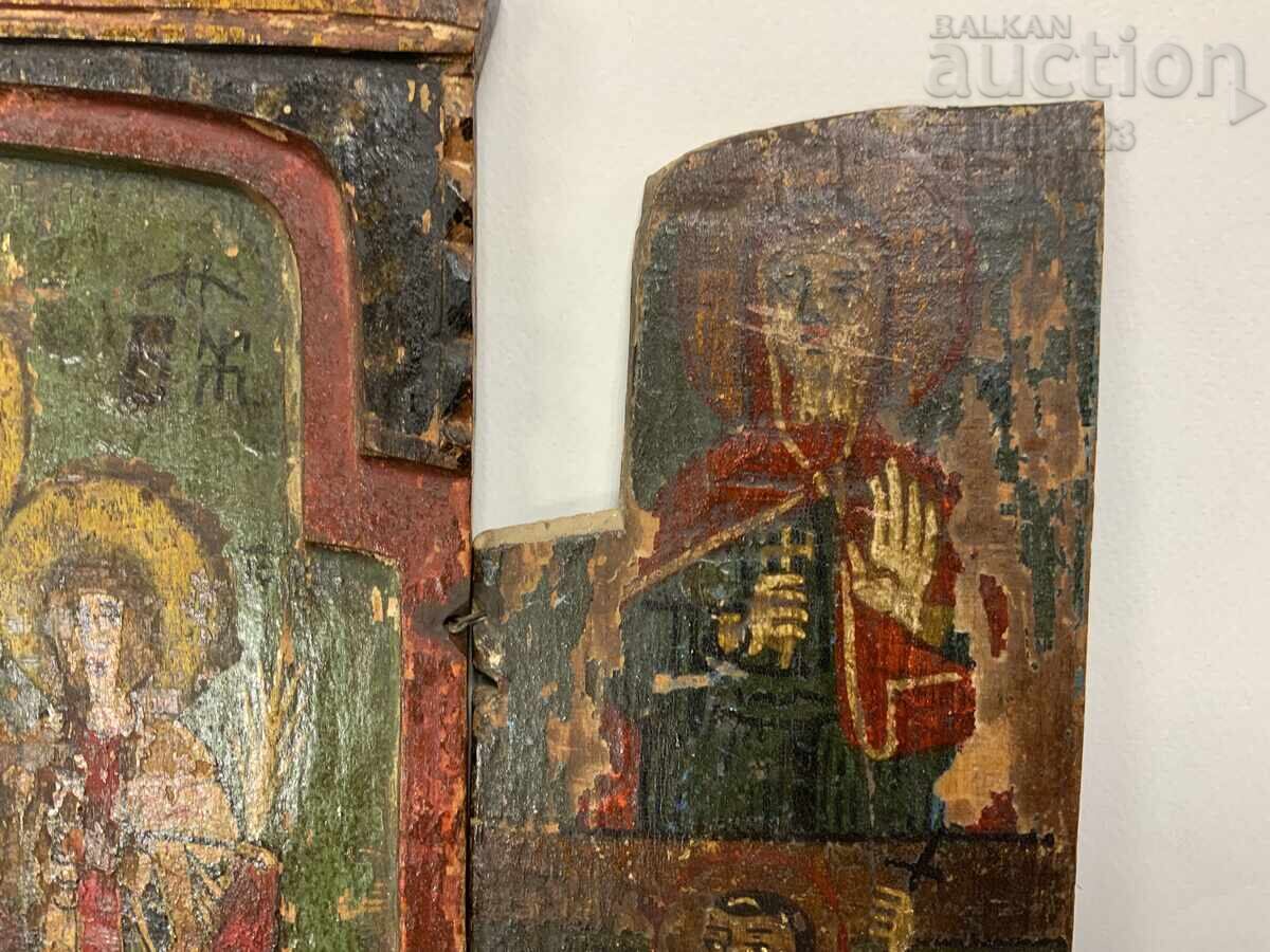 Livrarea Icoană de casă renascentistă triptic Tryavna secolul al XIX-lea