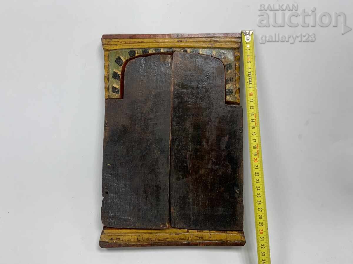 Icoană de casă renascentistă triptic Tryavna secolul al XIX-lea Bulgaria - 6