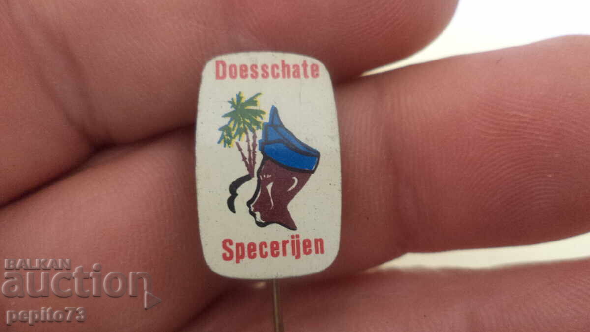 Insigna publicitară, Doesschate, marcă de condimente
