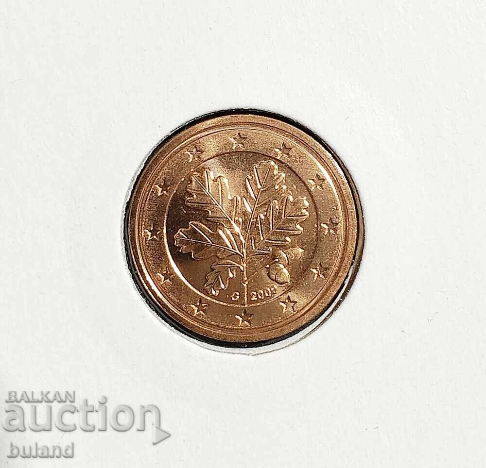 Germania BU Monedă Euro 2 Cenți 2009 G Euro Cent Germany Euro