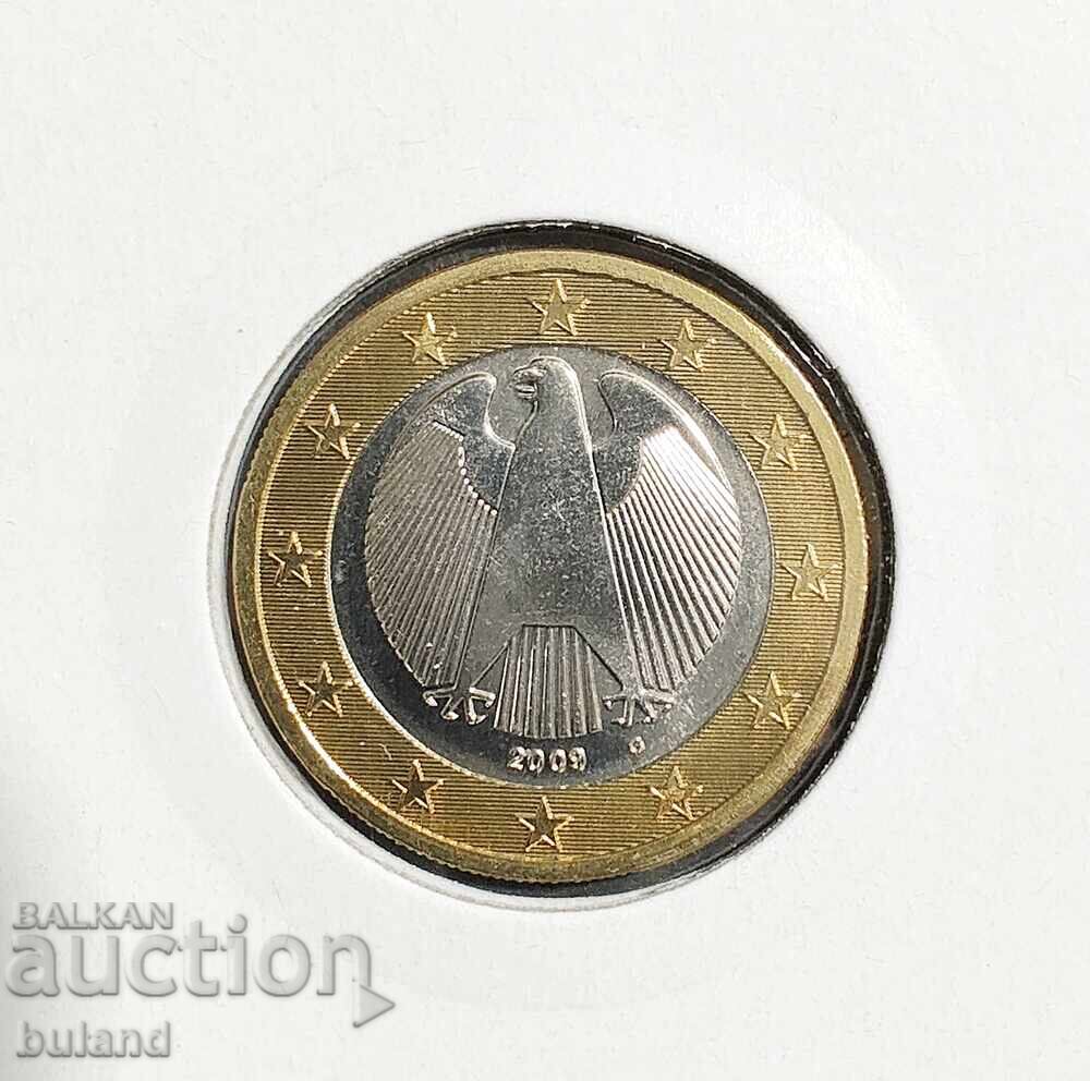 Germania BU Monedă Euro 1 Euro 2009 G Euro Cent Germany Centru