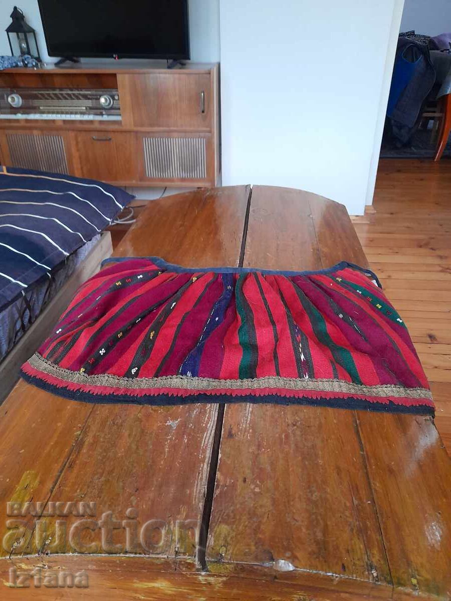 Old children's food container for a folk costume