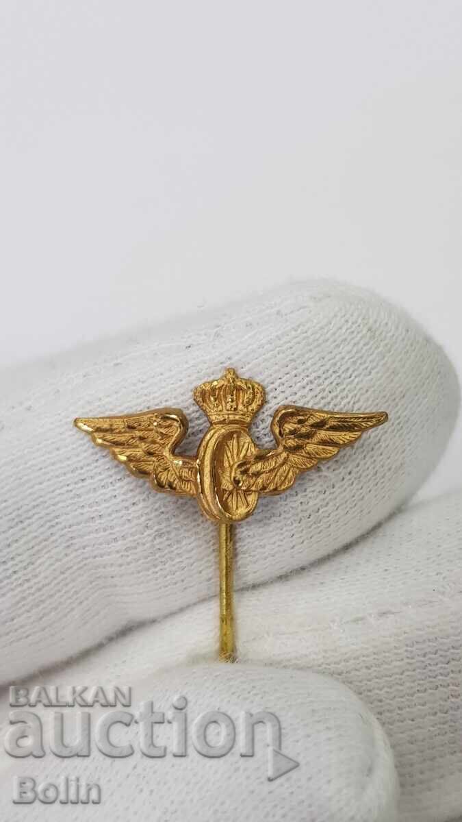 Συλλεκτικό βασιλικό σήμα, κονκάρδα Σ.Δ. - Σιδηρόδρομοι 1930-40