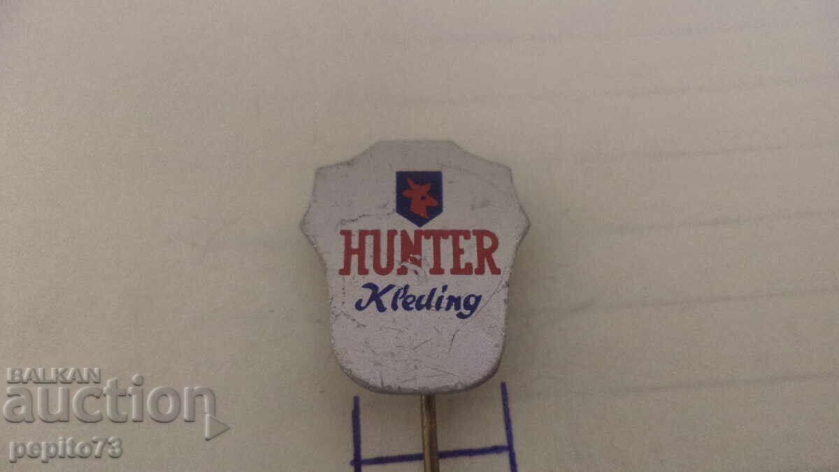 Semn publicitar, Hunter Kleding, marcă de îmbrăcăminte cu preț € 1.00 | 1.96 BGN