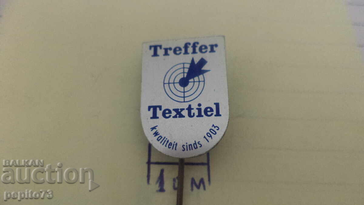 Licitație Znachka reklamna, Treffer Textiel, companie de textile