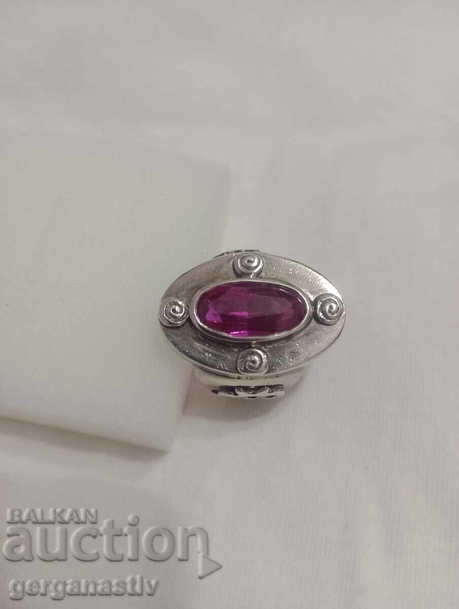 Σχεδιαστής ασημένιο δαχτυλίδι