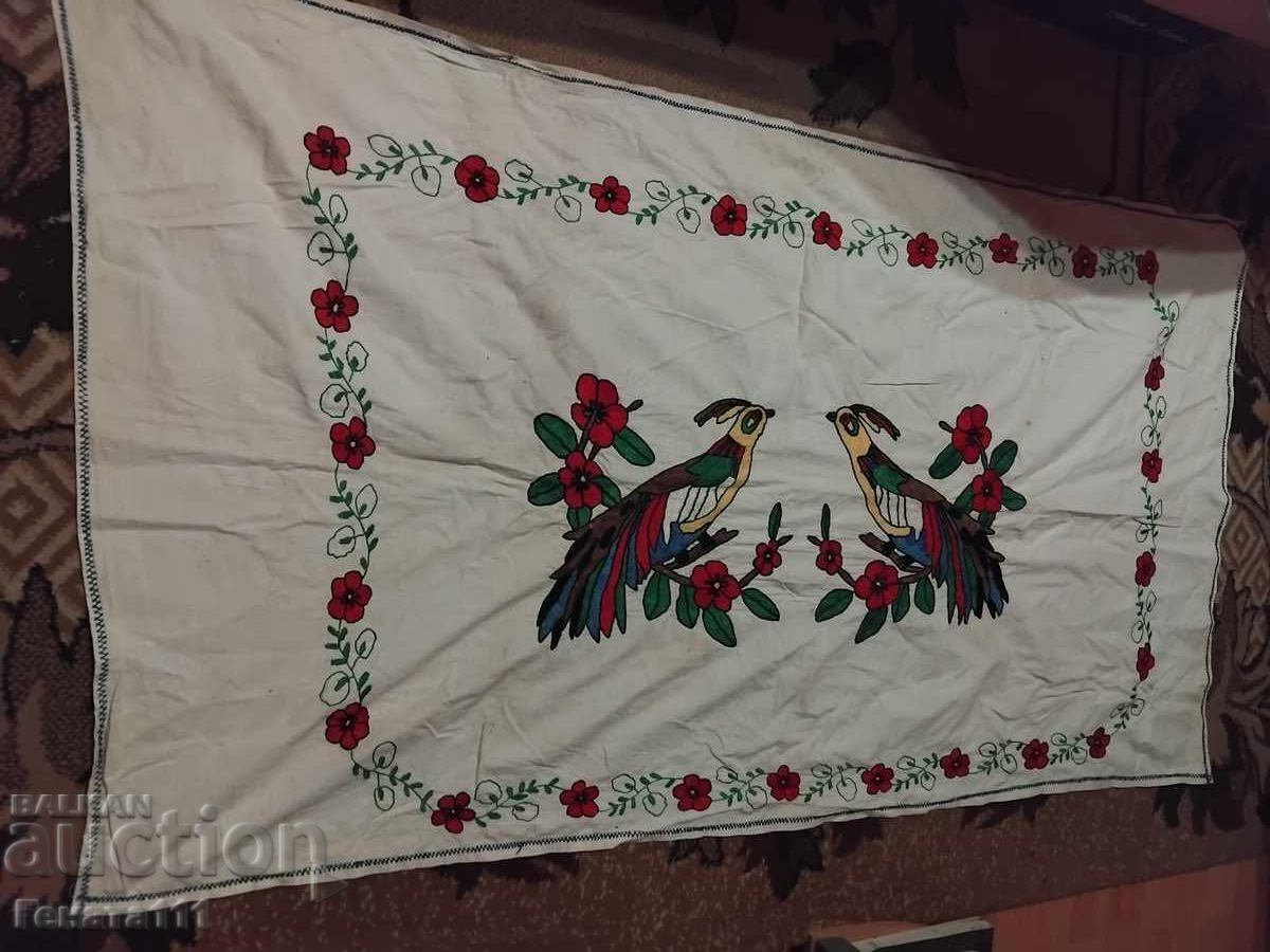 Δημοπρασία Παλιό κάλυμμα τοίχου κέντημα Δημοπρασία Παλιό κάλυμμα τοίχου κέντημα