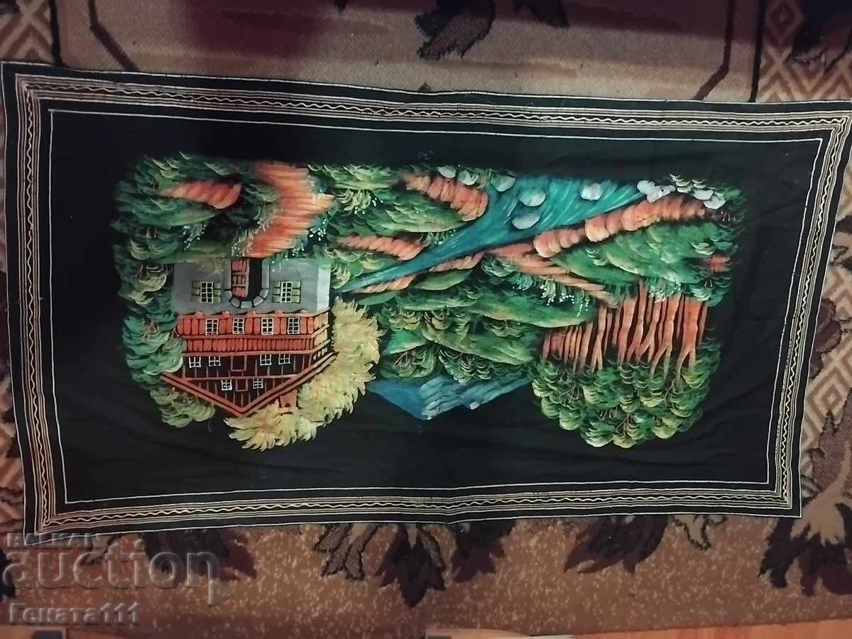 Covor vechi de perete, vopsit pe pânză cu preț € 20.00 | 39.12 BGN