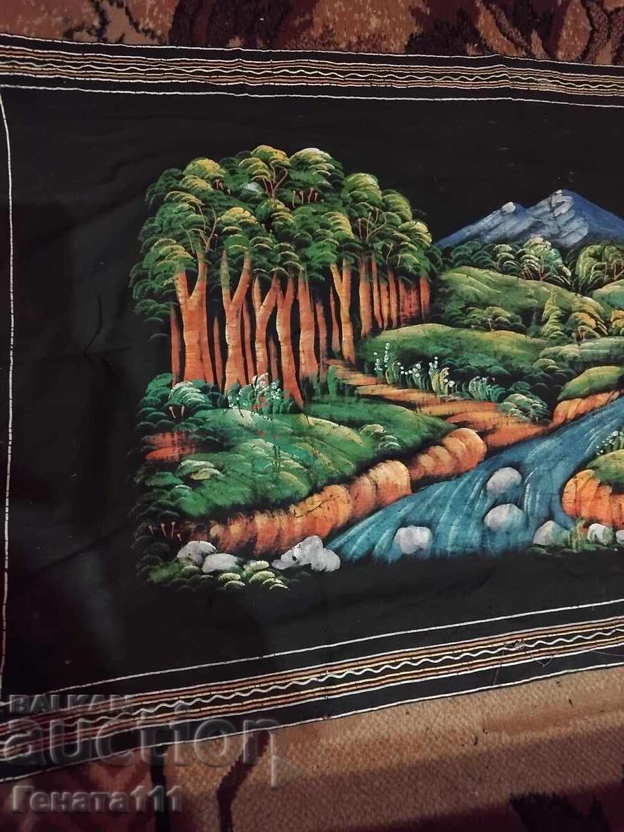 Covor vechi de perete, vopsit pe pânză - 6