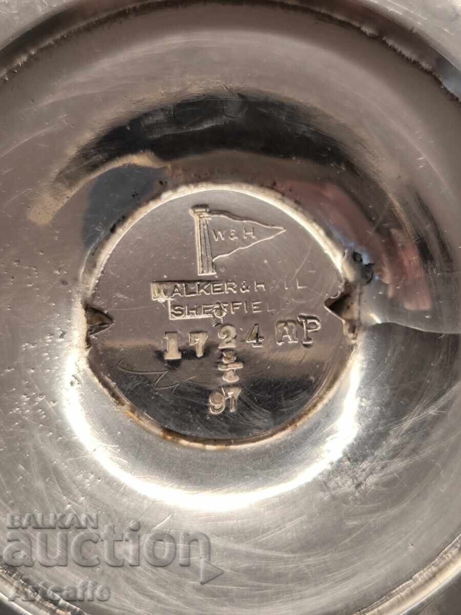 Antique silver-plated goblet (trophy) – 1923 Cup - 5 Antique silver-plated goblet (trophy) – 1923 Cup - 5