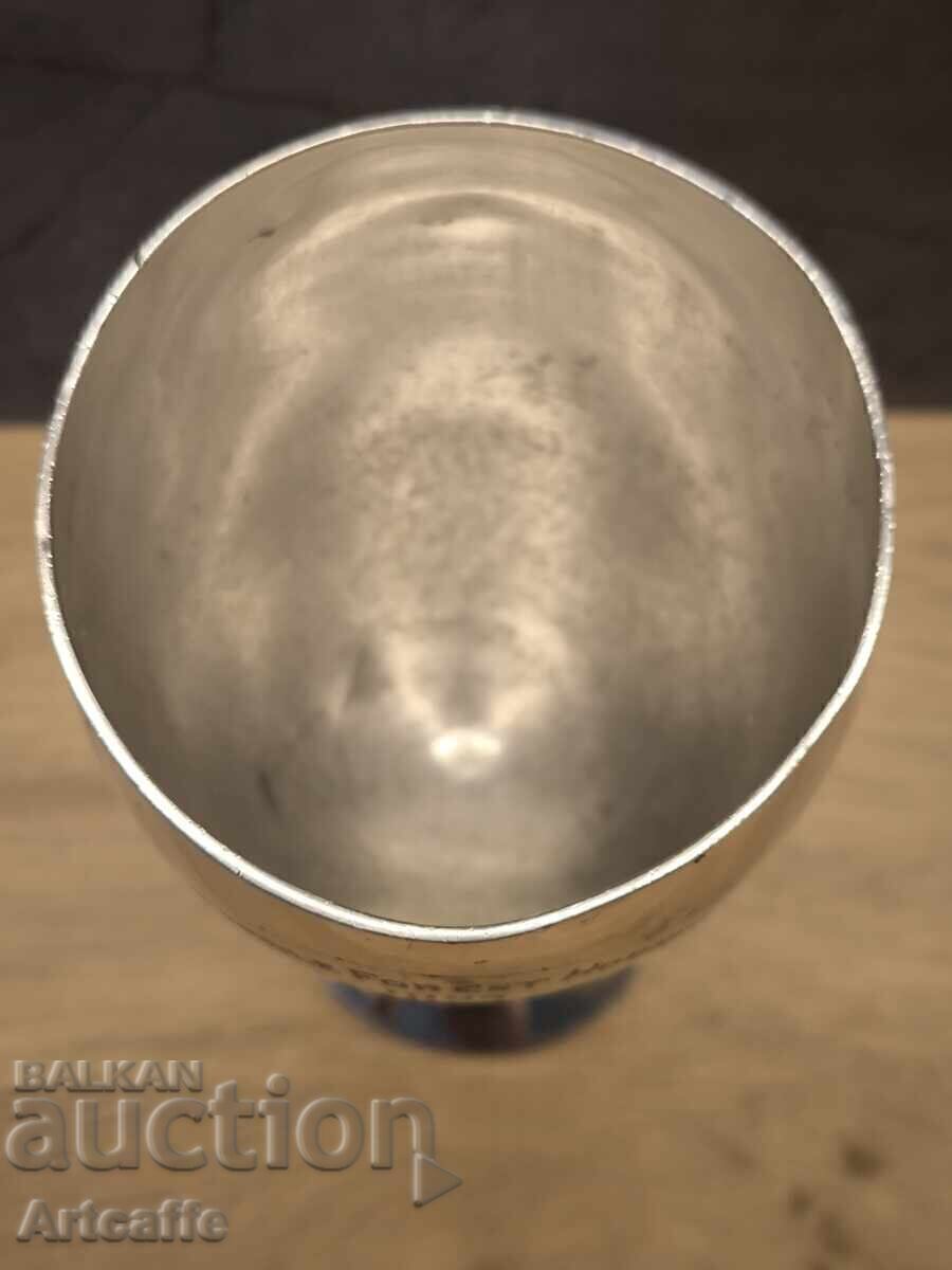 Antique silver-plated goblet (trophy) – 1923 Cup - 6 Antique silver-plated goblet (trophy) – 1923 Cup - 6