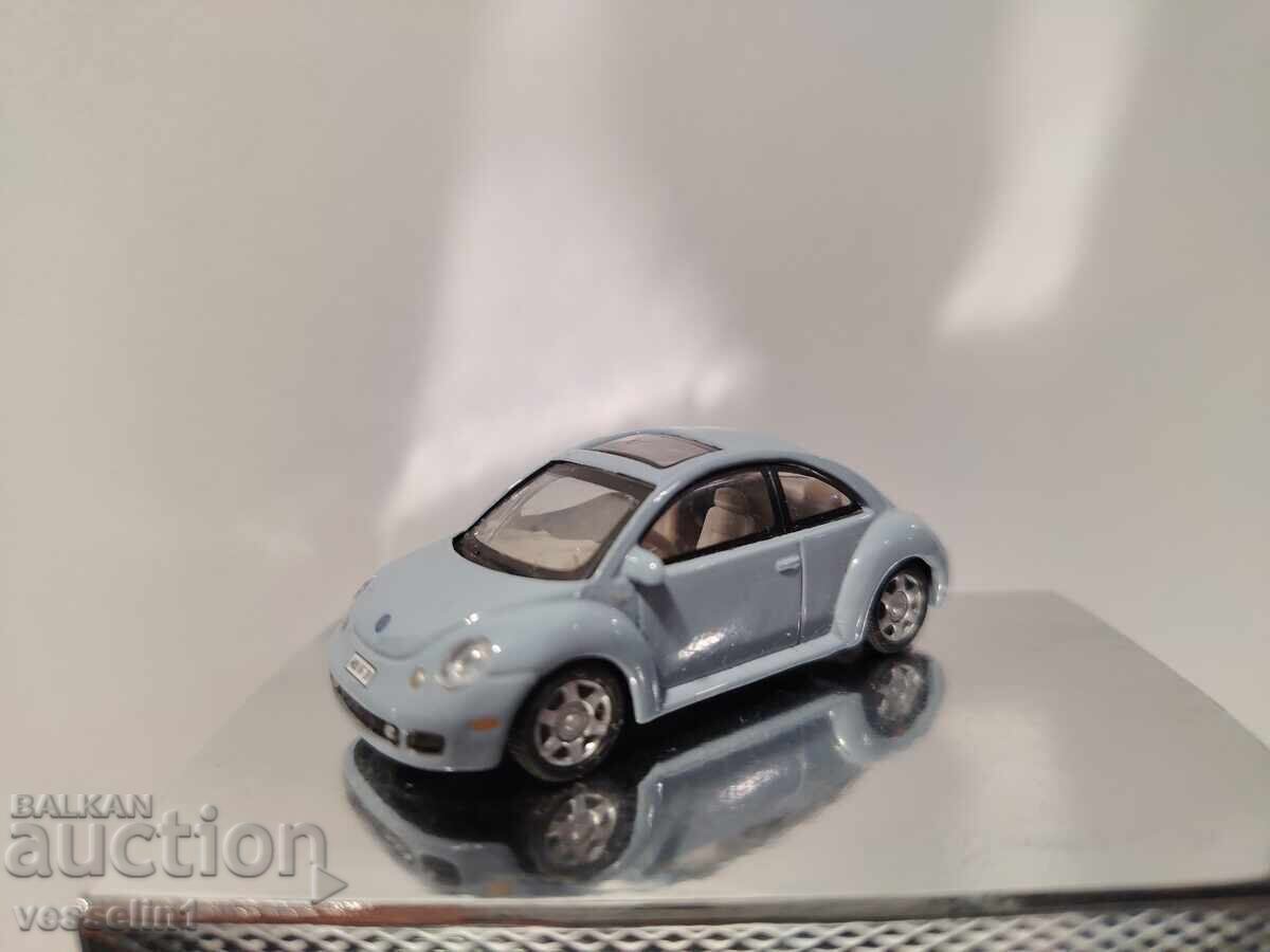 Jucărie veche 1:72 wv beetle broscuță MAȘINUȚĂ