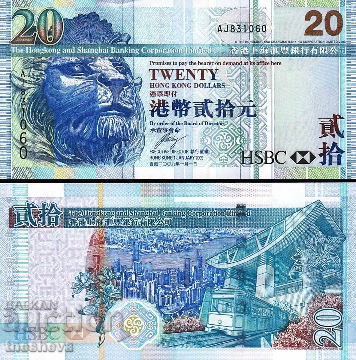 20 Dolari Hong Kong 2009 - UNC