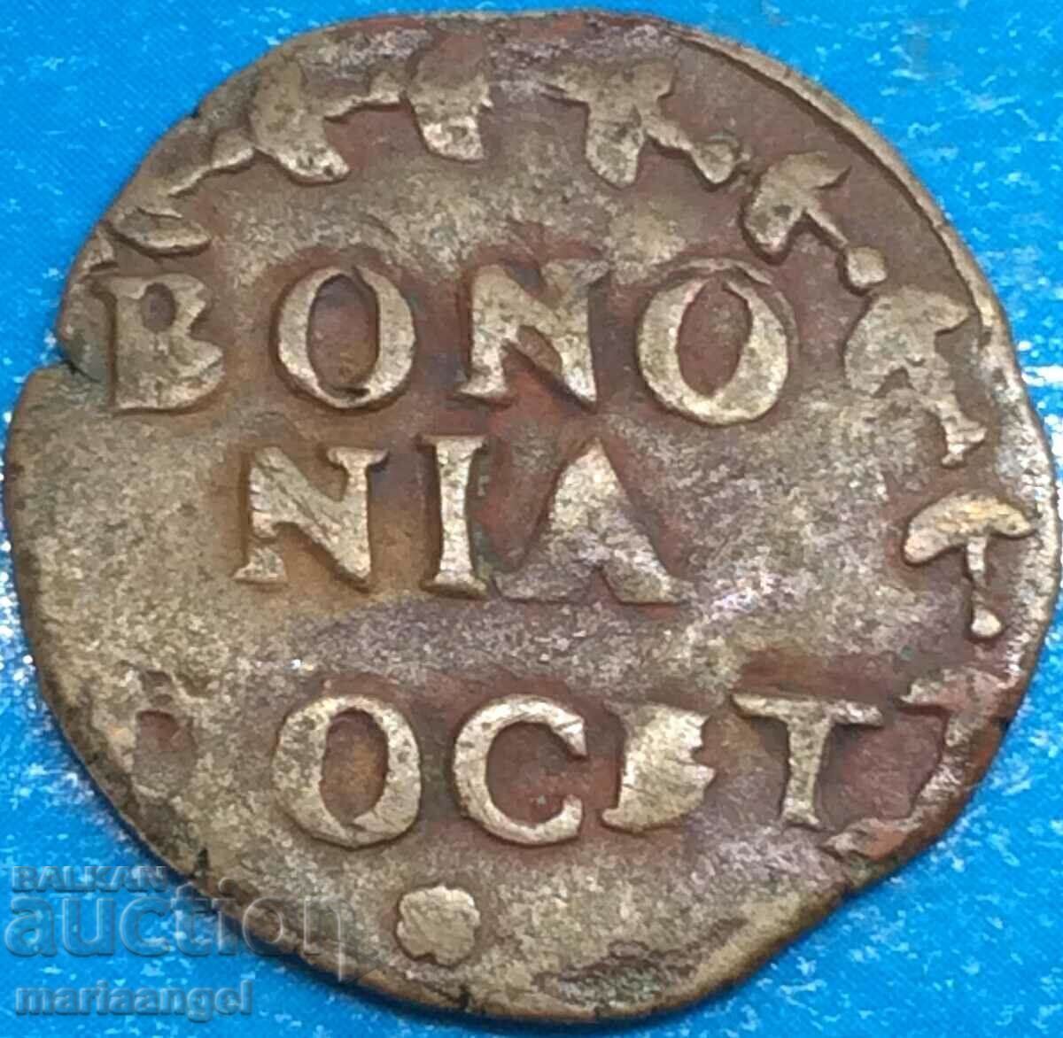 Кватрино Ватикан  Климент VIII 1604 Лъв Bononia Docet бронз с цена € 21.00 | 41.07 лв.