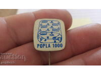 Semn publicitar, Popla1000, marcă hârtie igienică