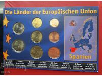 Spain - Set of 8 Euro coins 2001-2013