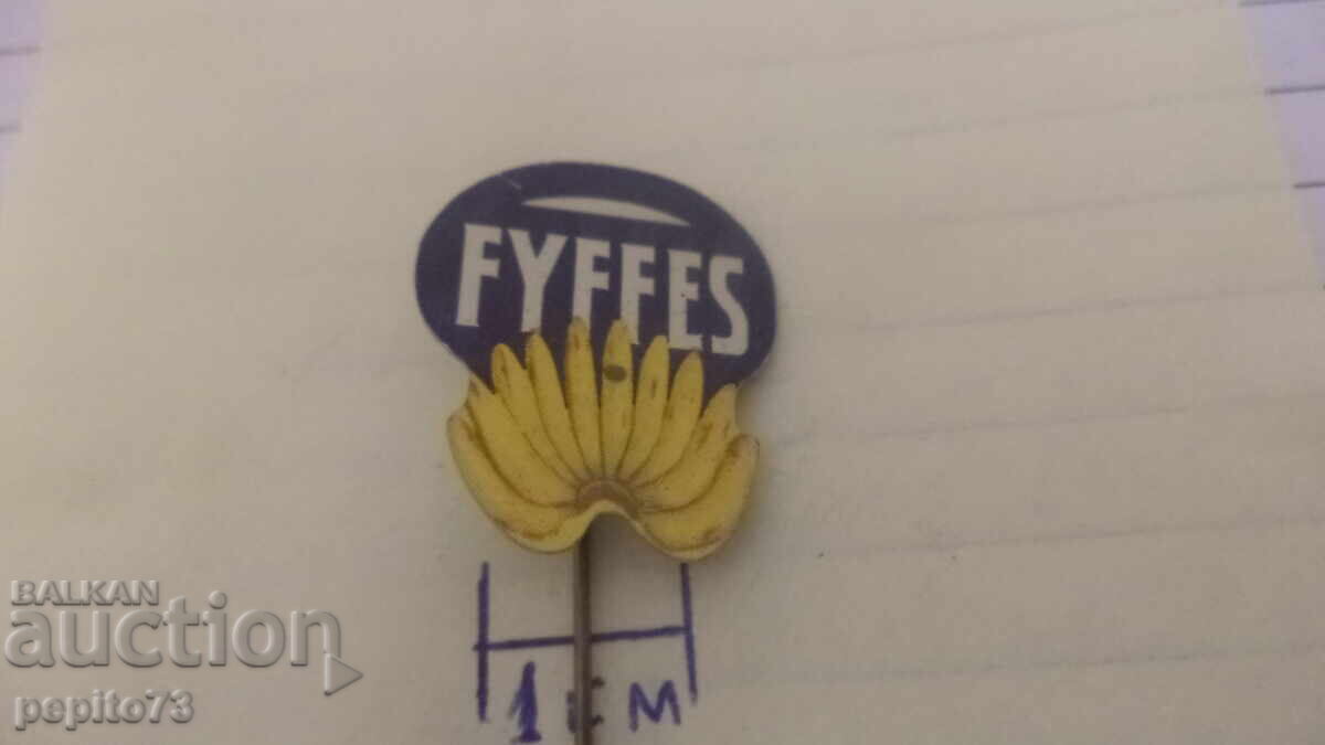 Σήμα διαφήμισης, FYFFES, διανομή φρούτων με τιμή € 3.00 | 5.87 BGN