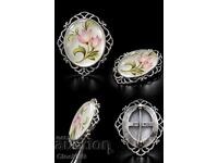 Винтидж сребърна брошка JEZLAINE – 925 Sterling