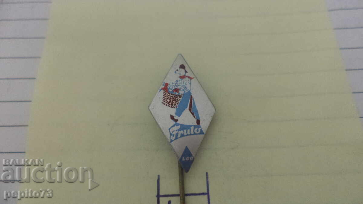 Σήμα διαφήμισης, Fruto, εφοδιαστική αλυσίδα φρούτων με τιμή € 1.00 | 1.96 BGN