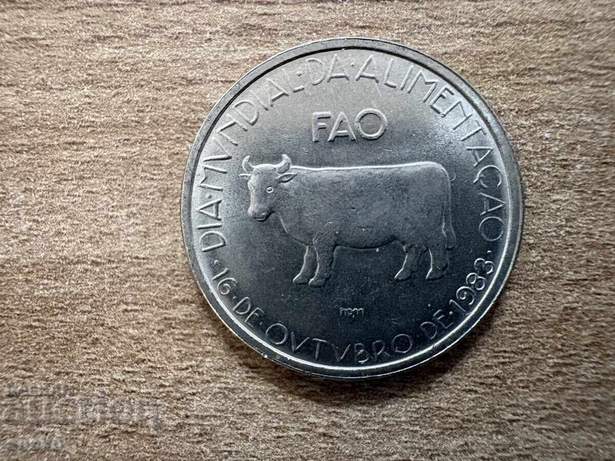 Portugalia - 5 escudos (1983) - FAO cu preț € 1.10 | 2.15 BGN