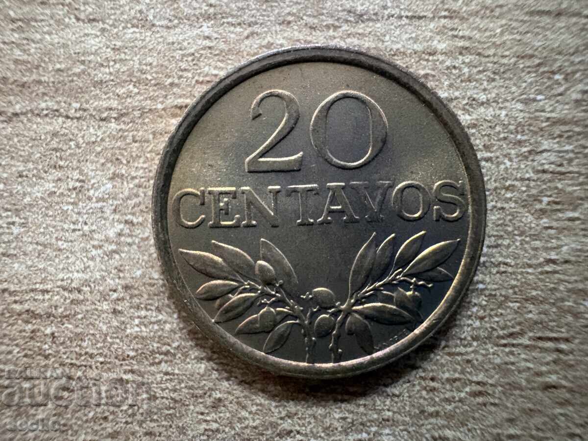 Πορτογαλία - 20 σεντάβος (1973)