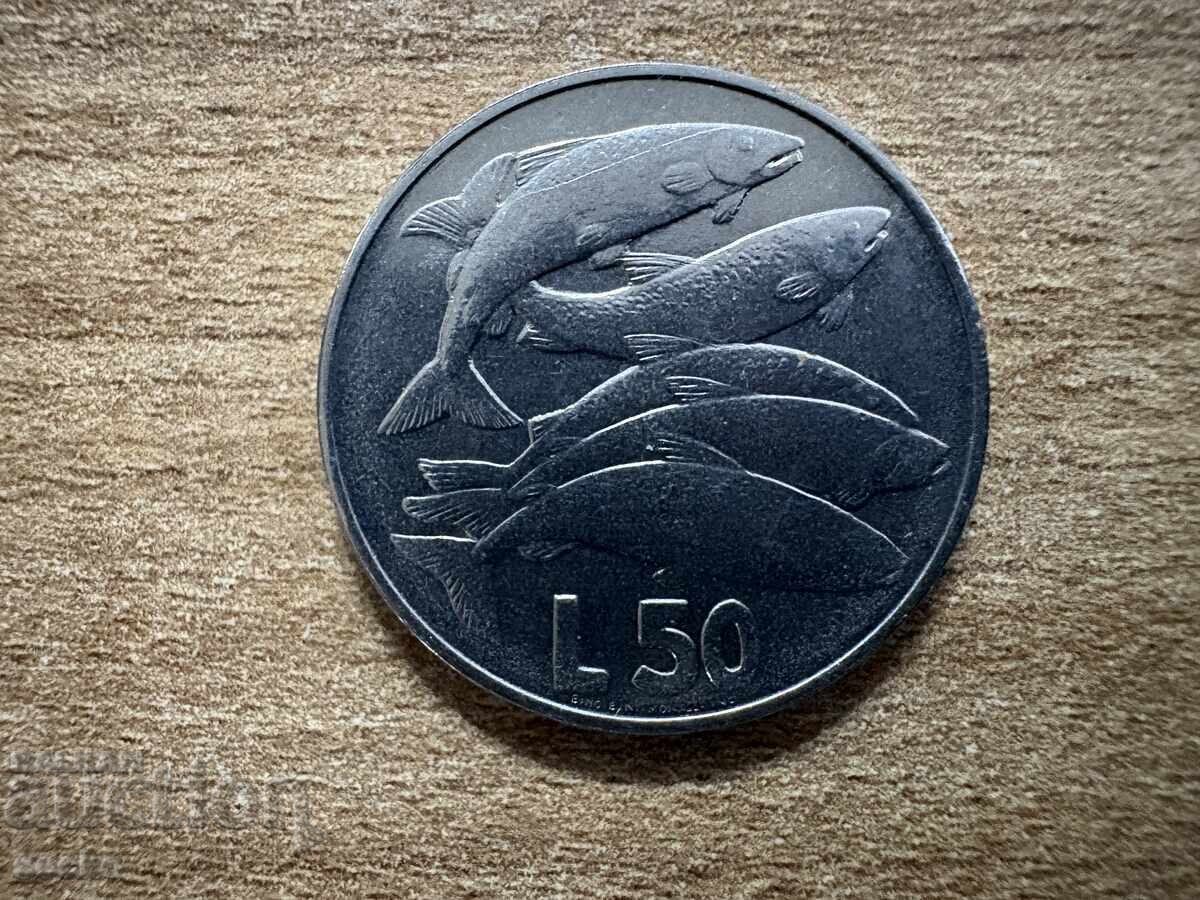 San Marino - 50 Lire (1975) - Love for Animals