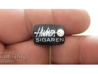 Advertising badge, Hudson Cigars, brand of cigarettes and cigars