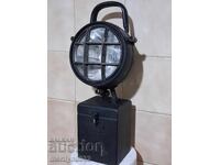 Стар немски прожектор 50-те години фар фенер лампа