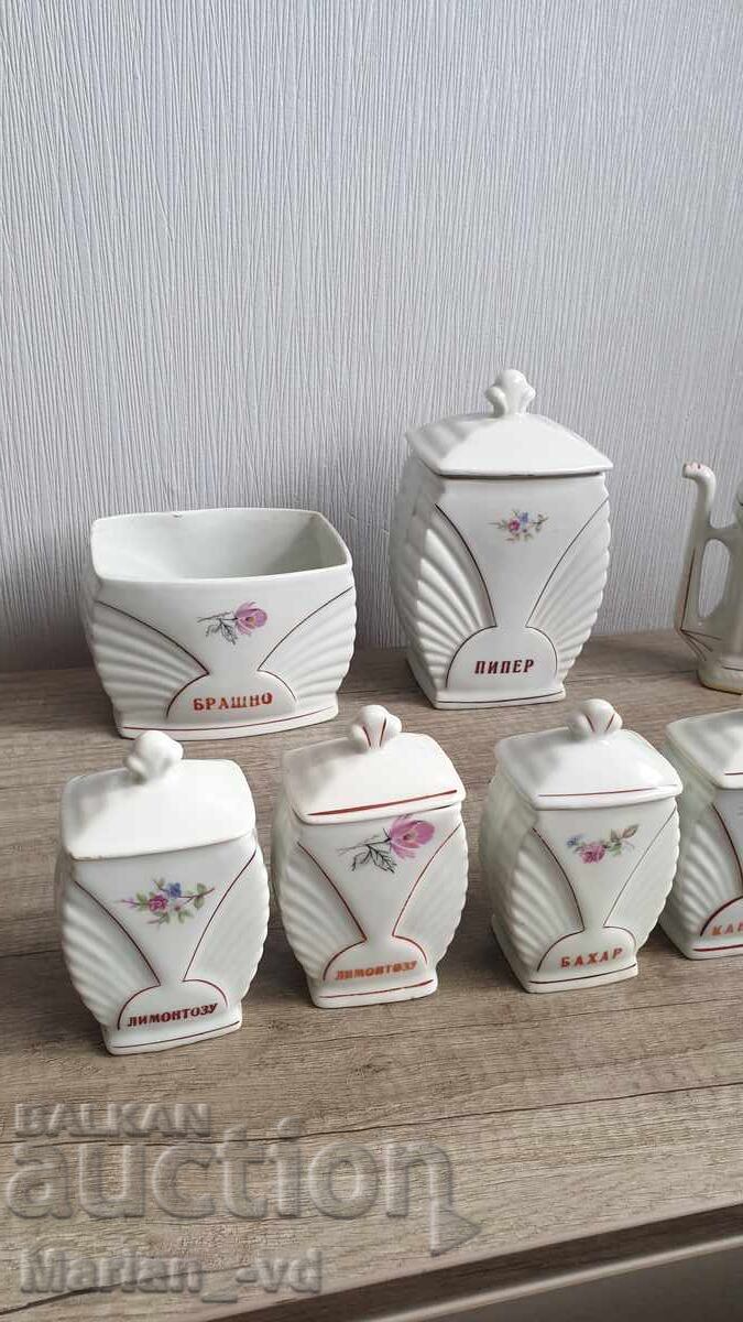 Порцеланови буркани за подправки - 6