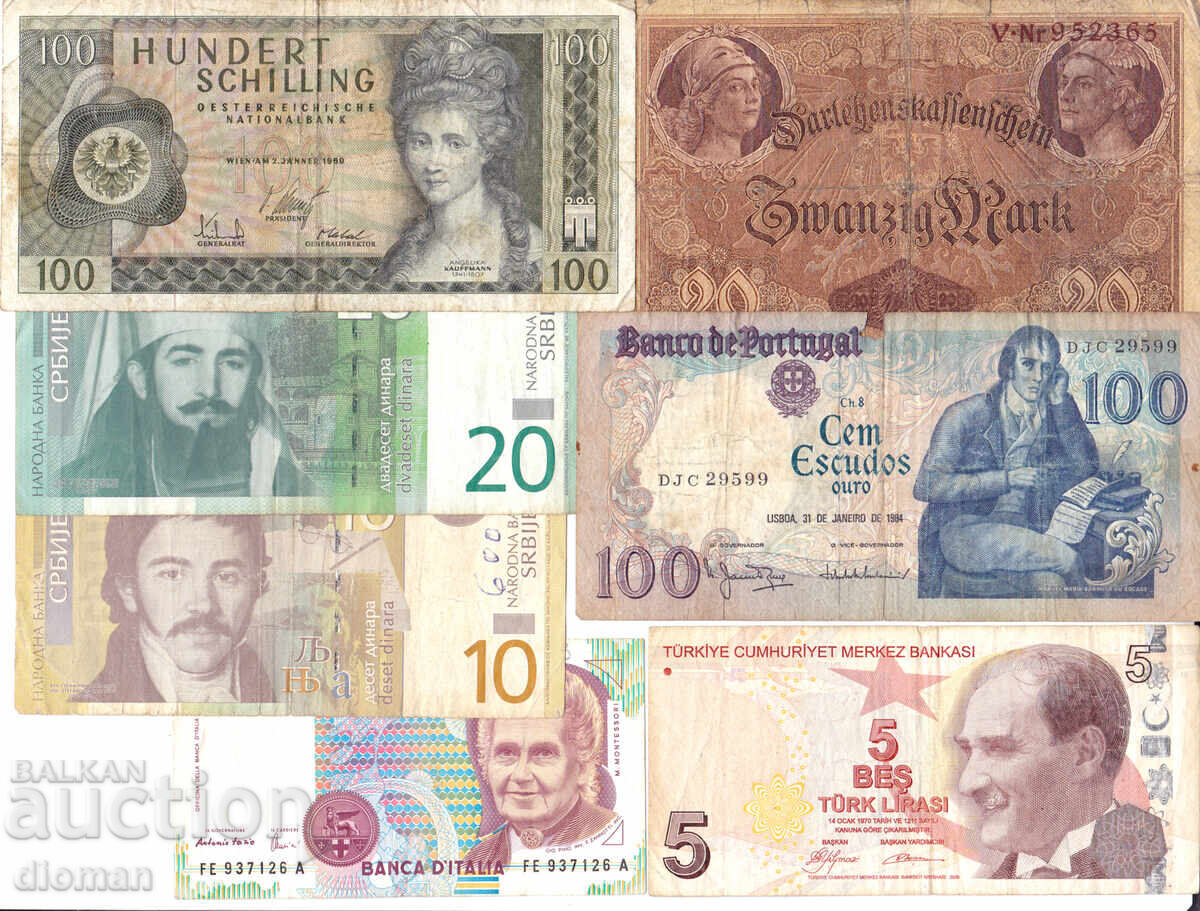dioman - LOT BANCNOTE - 7 buc. - №3 dioman - LOT BANCNOTE - 7 buc. - №3