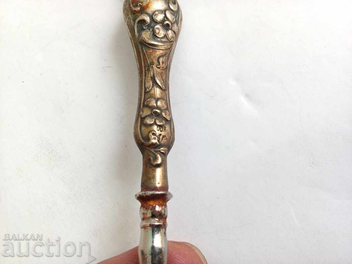 Αντίκα αγκράφα για κουμπιά λαβή ασήμι με τιμή € 35.00 | 68.45 BGN