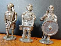 Рицари от Севера 3 Метални Фигурки Kinder Surprise