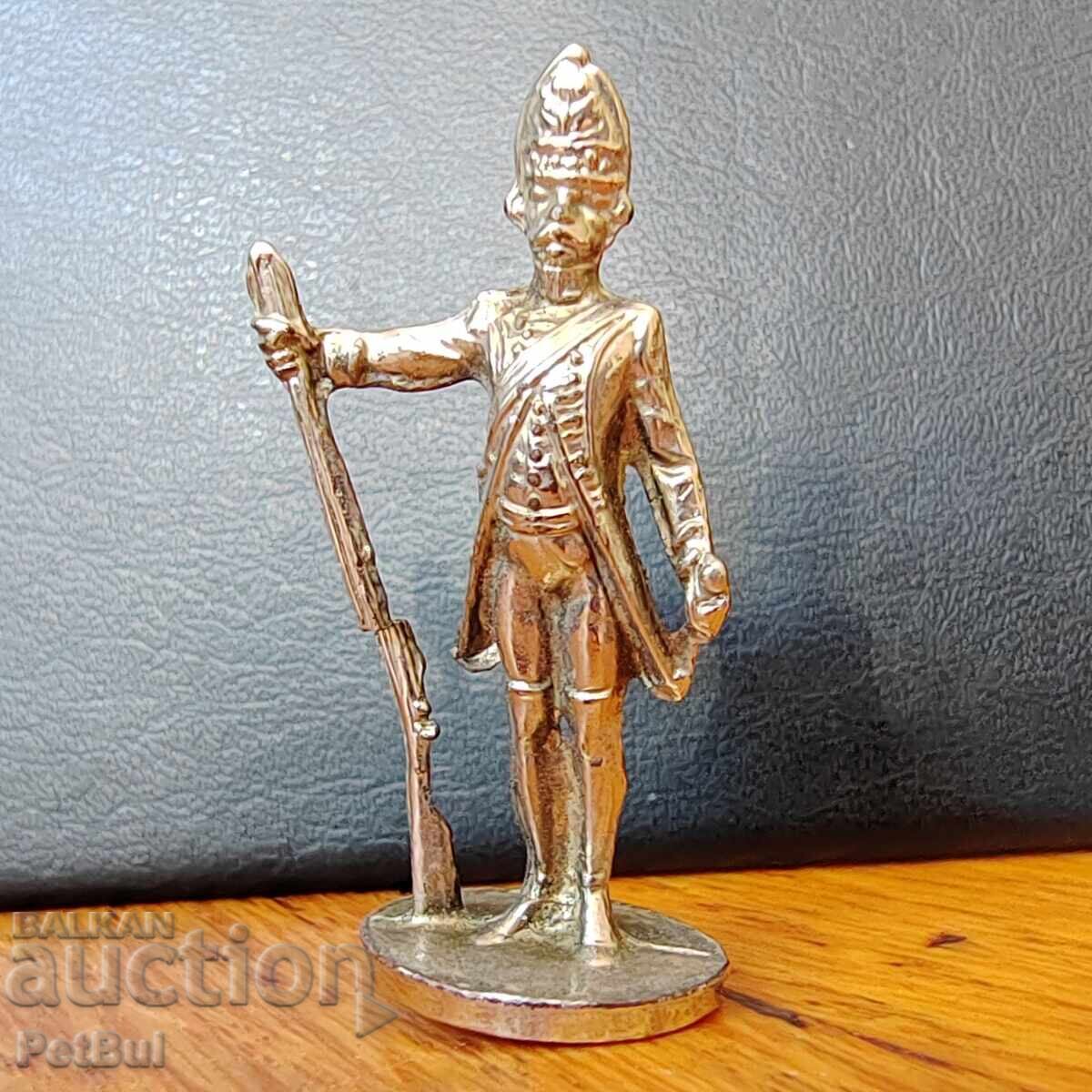 Figurină Metalică Rară Veche în Stil Kinder Surprise