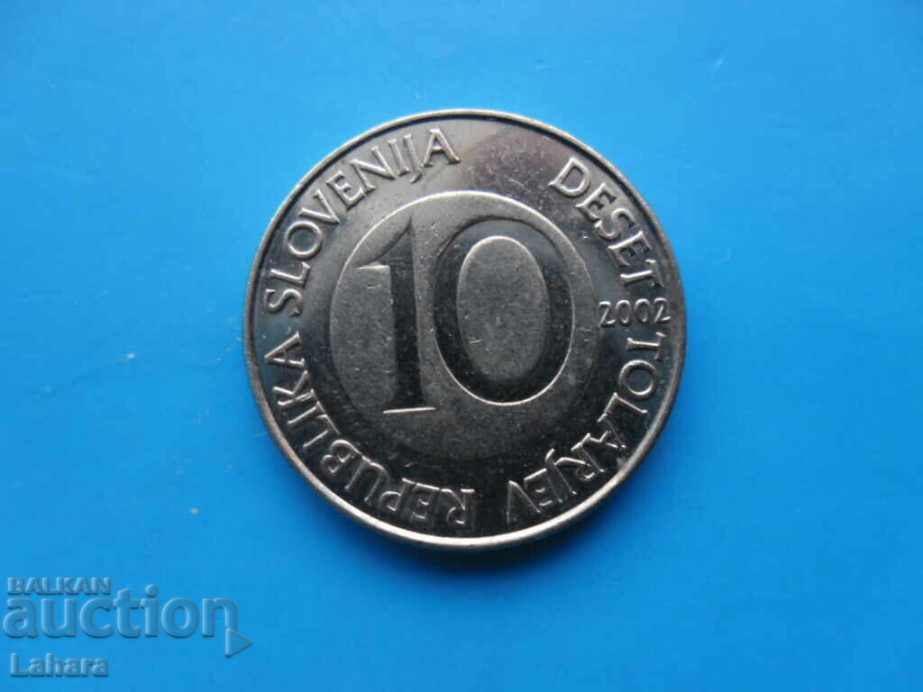 10 τόλάρια 2002 Σλοβενία