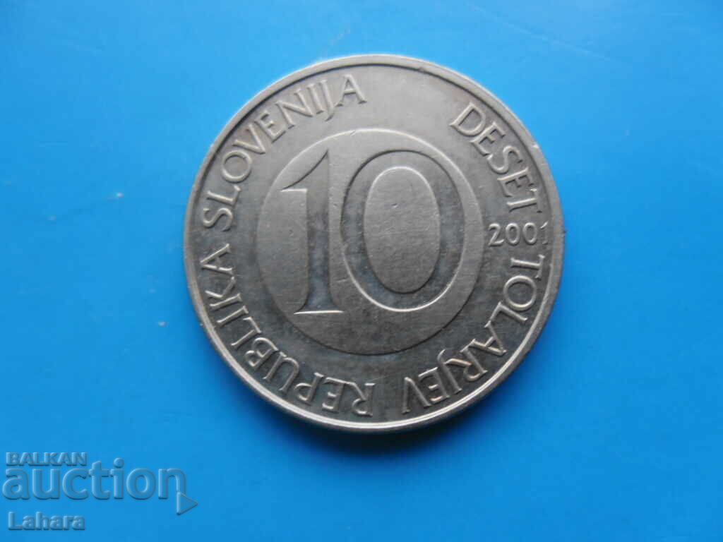 10 τόλαρα 2001 Σλοβενία