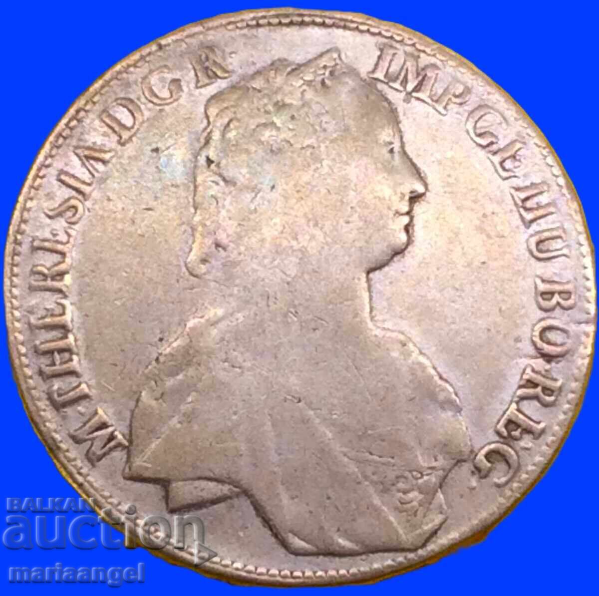 Τάληρο 1758 Αυστρία Μαρία Θηρεσία Χολ Τιρόλο 27,62γ ΣΠΑΝΙΟ - 6