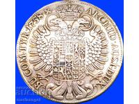 Τάληρο 1758 Αυστρία Μαρία Θηρεσία Χολ Τιρόλο 27,62γ ΣΠΑΝΙΟ